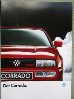 VW Corrado Typ53I G60 Prospekt August 1989