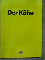 VW Käfer 1200L Prospekt Januar 1985 NEU Rarität