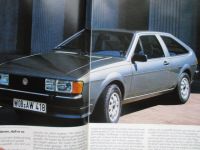 VW Scirocco 55kw 66kw 82kw Prospekt August 1983