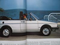 VW Golf Typ17 Cabriolet 55kw 66kw 70kw 82kw Katalog August 1984 Rarität