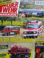 Feuerwehr Magazin 11/1999 VRW Isuzui und GTLF Volvo
