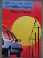 VW Passat Tramp Variant Typ32B Katalog Mai 1986