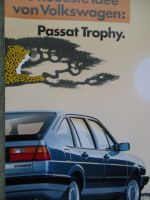 VW Passat Trophy Typ32B 55kw 53kw 64kw 66kw 85kw +Trubo Diesel 51kw Februar 1987