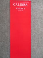 Opel Calibra Preisliste 13. März 1992 4x4 16v turbo