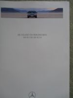 Mercedes Benz 300SE 2.8 +300SD Katalog Oktober 1992 Vorstellung