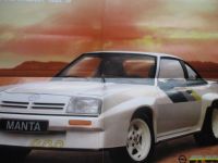 Opel Manta B 400 sport Katalog April 1983 106kw/144ps Rarität Querformat