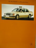 Mercedes Benz Taxi-Modelle W201 W124 Katalog Juli 1989