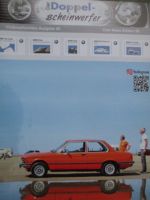 Der Doppelscheinwerfer Clubnachrichten Nr.69 Illustrationen 7er E32,BMW 318i M10 Katalysator E30 Vorserie,