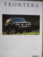 Opel Frontera +Sport 2.0l 85kw 2.2 16V 100kw +2.8Turbo-Diesel 83kw Katlaog März 1995