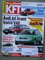 kft die Autozeitschrift 4/1996 Opel maxx,T210,Starlet,Colt/lancer,Civic Coupe, Saxo,Carina Diesel, Paseo Coupé,Toledo gebraucht