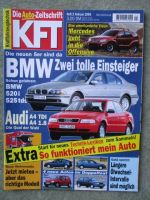 kft die Autozeitschrift 2/1996 Audi A4 1.8 vs.TDI,Megane vs. Nissan Almera,Fiesta vs. Corsa B,Mazda Xedos 9,
