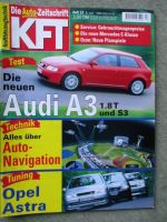 kft die Autozeitschrift 13/1999 Audi A3 1.8T und S3, Astra G Tuning,Alpina B3 3.3 E46,Octavia Combi 4x4,