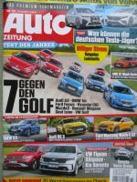 Auto Zeitung 23/2021 Vergleich Audi A3 Sportback35TFSI vs. 118i F40 vs. Focus vs. i30 vs. Mazda3 vs. Mégane vs. Leon und Golf8