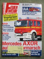 Feuerwehr Magazin 11/2006 Mercedes Benz Axor Ziegler HLF 20/16