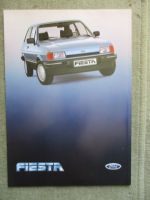 Ford Fiesta 1.0l 33kw 1.1l 37kw 1.3l 51kw 1.6l Diesel 40Kw Katalog Juli 1983