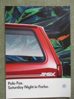 VW Polo Typ86C Fox Katalog Januar 1986