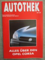Autothek Alles über den Opel Corsa B im März 1993 Sonderheft