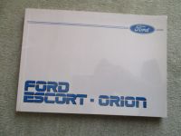 Ford Escort Orion Handbuch Oktober 1985 +RS +Turnier +Express