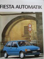 Ford Fiesta Automatik 1.3i CVH +Kat 44kw/60PS Prospektblatt April 1992