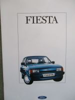 Ford Fiesta +Holiday Festival Ghia Super XR2 Prospekt Juni 1987