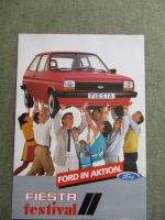 Ford Fiesta festival II Katalog März 1983 Rarität