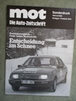 mot Auto-Zeitschrift 23/1983 Ford Sierra 1.6GL vs. 100CC 5E Typ44 vs. BMW 520i E28 vs. Ascona 1.6N
