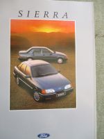Ford Sierra 3-türig 5-türig +Turnier CL GL Ghia +x4x4 S XR 4x4 Katalog Juli 1987
