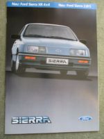 Ford Sierra Laser L GL Ghia 2.0iS XR4i XR 4x4 +Turnier +Preisliste März 1985