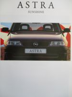 Opel Astra F Sunshine +Preisliste April 1995 NEU