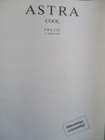 Opel Astra F Cool Preisliste 15. Januar 1996 55kw 74kw 85w