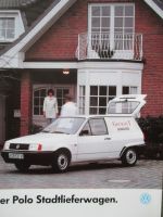 VW Polo Typ86C Stadtlieferwagen Katalog April 1993 Rarität