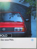 VW Polo Typ86C Fox CL GT 33kw 40kw 55kw 35kw Steilheck Coupé August 1992