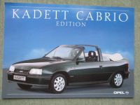 Opel Kadett E Cabrio Edition Dezember 1989