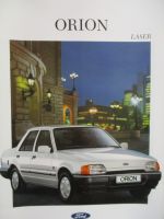 Ford Orion Laser Katalog 54kw 44kw 54kw 66kw 65kw 44kw Diesel Juni 1989