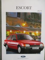 Ford Escort Plus Katalog +Turnier 1.3l +1.8l Diesel Katalog Juni 1989