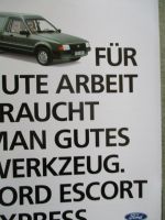 Ford Escort Express 40kw 51kw Januar 1983 Katalog