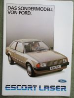 Ford Escort Laser 37kw/50ps 51kw/69ps Katalog Januar 1984