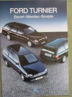 Ford Escort Mondeo Scorpio Turnier Katalog April 1995 NEU