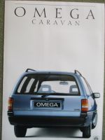 Opel Omega A Caravan LS GL GLS CD 1.8S 2.oi kat 2.3d 2.3td Katalog November 1986