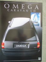 Opel Omega A Caravan CD Prospekt 2.0i kat September 1987