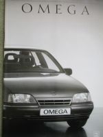Opel Omega A Limousine +3000 +Caravan 1.8S 2.0i kat 2.4i kat 2.3D 2.3TDI 3.0i Kat August 1988