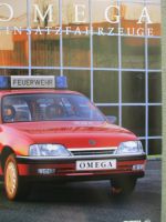 Opel Omega A Einsatzfahrzeuge Feuerwehr Notarzt Katlaog im Februar 1992