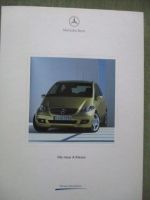 Mercedes Benz A-Klasse BR169 Pressbox Juni 2004 +2xCD +Fotoheft +Textheft
