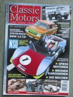 Classic Motors 1+2/2007 NSU Prinz 1000,Unimog Typenkompass,Steyr Puch 500,BMW 3.0CSi,Citroen ID,Wanderer Stromlinie 1936