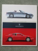 Maserati Spyder & Coupé Prospekt 2002 Englisch +Cambiocorsa