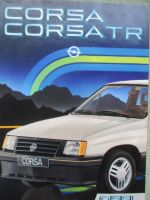 Opel Corsa A +TR  Luxus Berlina SR Katalog Februar 1983