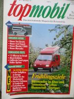 topmobil Mai/Juni 1993 VW T4 California Coach vs. Dehler Optima 4.7,Mobilvetta Cip Ciop 56,Fiat Talento Hymercar Van,