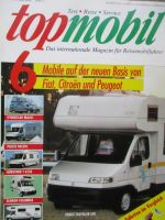 topmobil 2/1994 Winnebago Minnie Winnie 524RC vs. Frankia A730RD,CS-Rhodos,Karmann Cheetah II S,S.I.R. Mobil 5900 F