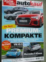 auto motor und sport autokauf Herbst 2020 A200d,BMW 118d F40,A3 Sportback 35TDI, E-Klasse BR213,VW ID.3