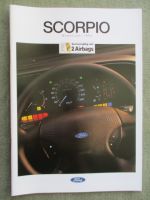 Ford Scorpio +Turnier Modelljahr 1994 2.0i 2.49l 2.9l V6 +24V +2.5lTD Katalog August 1993